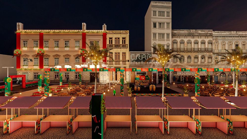 1ª FEIRA NATAL NA TIRADENTES ACONTECE NO CENTRO